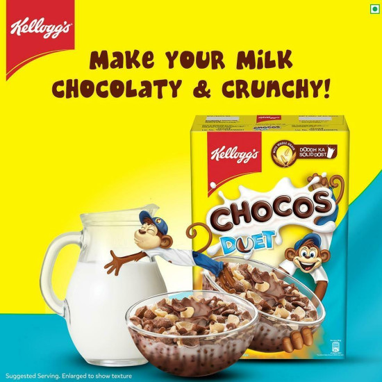 Kellogg's Chocos Duet 375 G - Delicious Wheat-Based Cereal