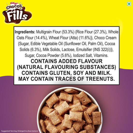 Kellogg's Chocos Fills 180 G - Crunchy & Chocolaty Snack