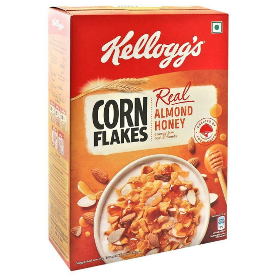 Kellogg's Corn Flakes With Real Almond & Honey - Nourishing Breakfast Cereal
