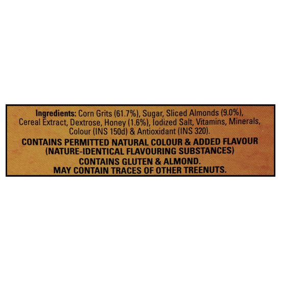 Kellogg's Corn Flakes With Real Almond & Honey - Nourishing Breakfast Cereal