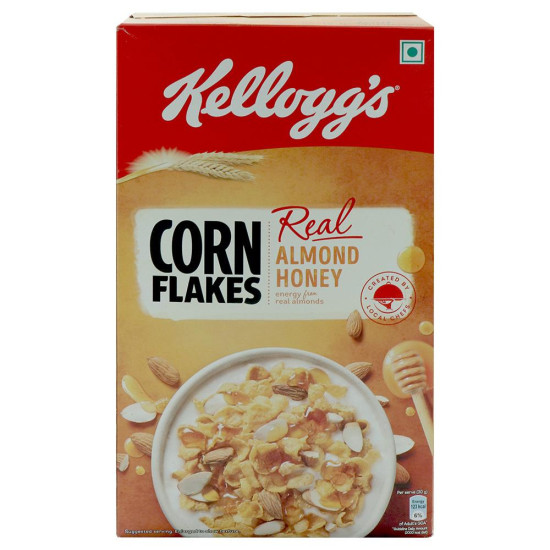 Kellogg's Corn Flakes With Real Almond & Honey - Nourishing Breakfast Cereal