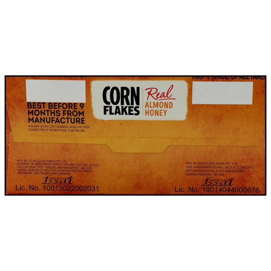 Kellogg's Corn Flakes With Real Almond & Honey - Nourishing Breakfast Cereal