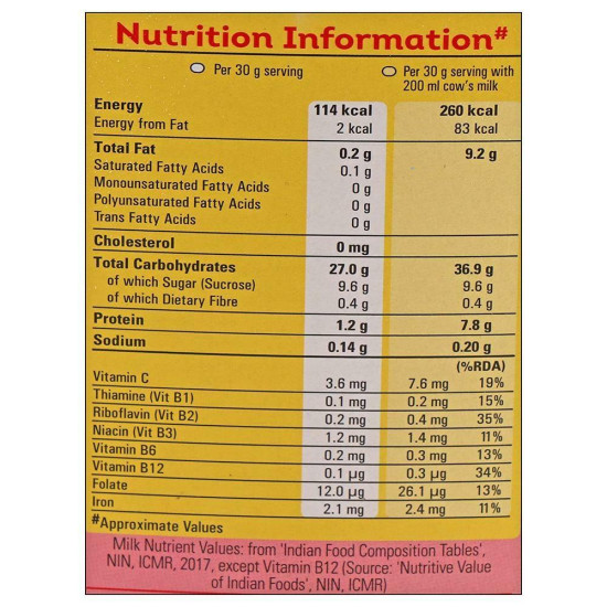 Kellogg's Corn Flakes With Real Strawberry Puree - Nutritious Breakfast Cereal