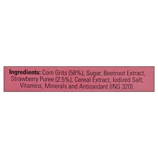 Kellogg's Corn Flakes With Real Strawberry Puree - Nutritious Breakfast Cereal