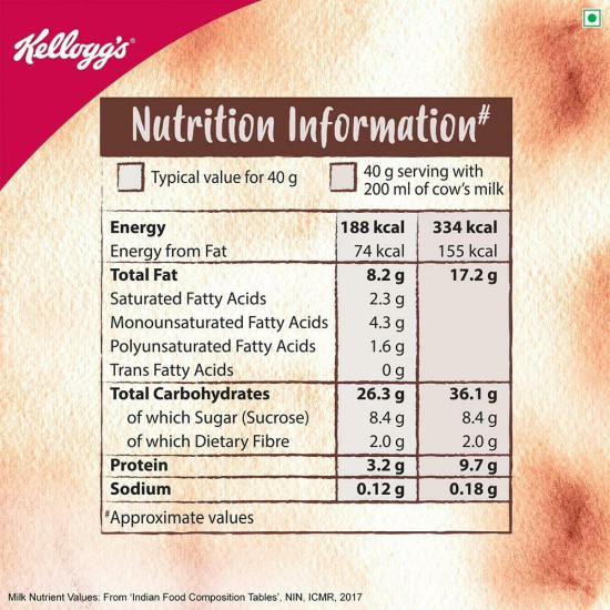 Kellogg's Crunchy Granola with Chocolate & Almonds - Delicious Breakfast Cereal