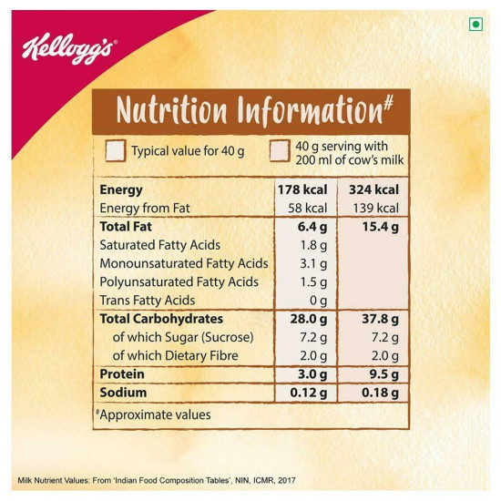 Kellogg's Crunchy Granola With Honey, Almonds, Strawberries & Pumpkin Seeds - Deliciously Nutritious