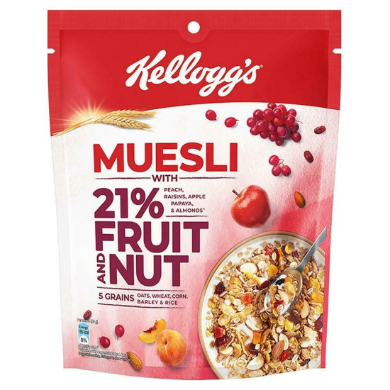 Kellogg's Fruit & Nut Crunchy Muesli - Nutritious Breakfast Cereal