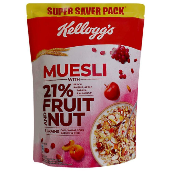 Kellogg's Fruit & Nut Muesli 750 G - Wholesome Breakfast Blend