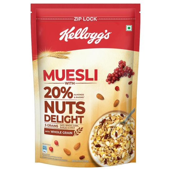 Kellogg's Nuts Delight Muesli 1 Kg - Scrumptious & Nourishing Breakfast