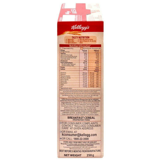 Kellogg's Nuts Delight Muesli 250 G - Nutritious Breakfast Cereal