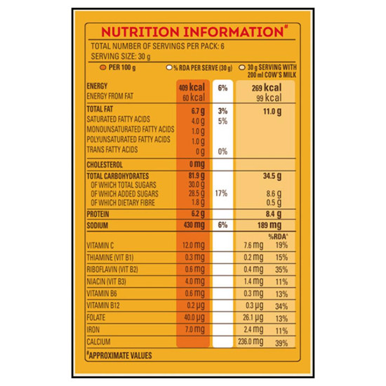 Kellogg's Real Almond Honey Corn Flakes - Nourishing Breakfast Cereal