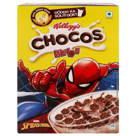 Kellogg's Webs Chocos 300 G - Chocolaty Breakfast Cereal