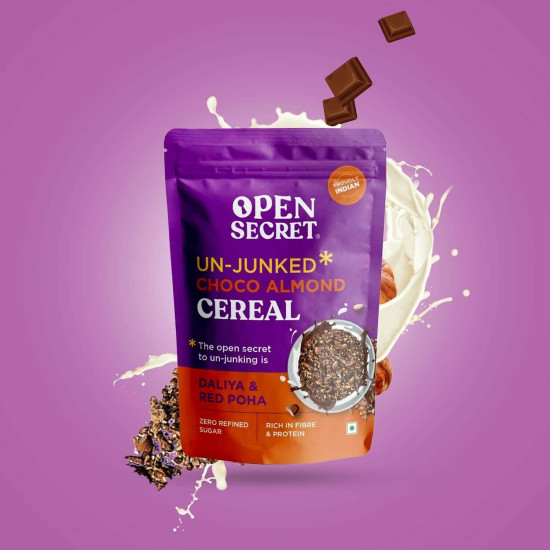 Open Secret Choco Almond Cereal Flakes - Nutritious Breakfast Delight