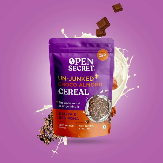 Open Secret Muesli Chocolate Almond 350G - Nutritious Breakfast Cereal
