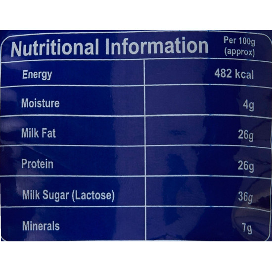 Patanjali Cow Whole Milk Powder 500G - Enriched Nutrition