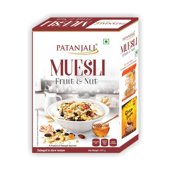 Patanjali Fruit And Nut Muesli - Nutritious Breakfast Blend