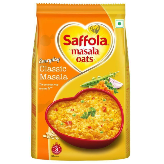 Saffola Classic Instant Masala Oats 1 Kg - Healthy & Tasty Snack