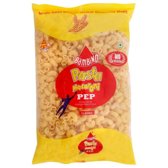 Bambino Elbow Macaroni Pasta 400 G - High-Quality Durum Wheat
