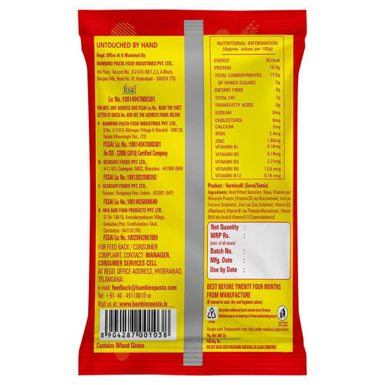 Bambino Nutraawell Popular Vermicelli - 180 G of Delicious & Nutritious Meals