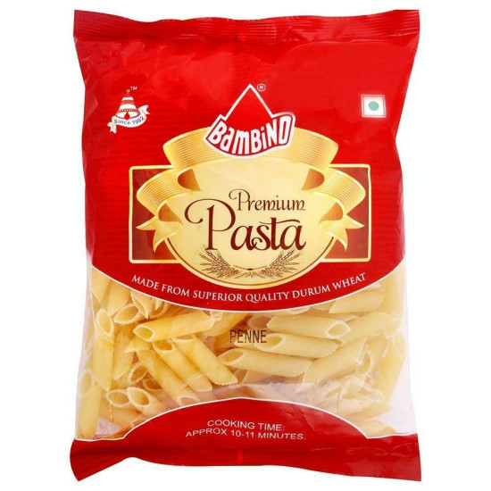 Bambino Premium Penne Pasta 250 G - High-Quality Durum Wheat