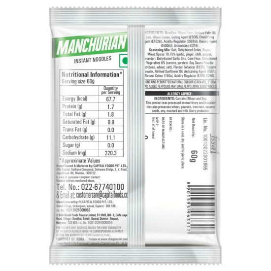 Ching's Secret Manchurian Instant Noodles - Authentic Chinese Flavour