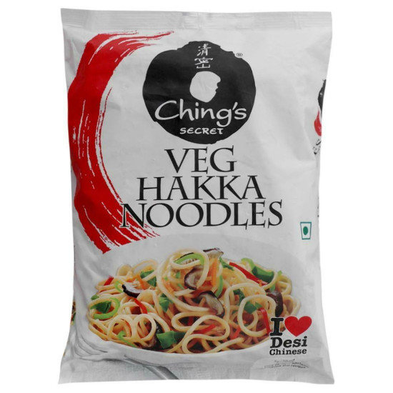Ching's Secret Veg Hakka Noodles 600 G - Authentic Chinese Flavor