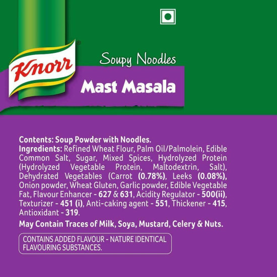 Knorr Mast Masala Instant Soupy Noodles 75 G - Delicious Instant Snack