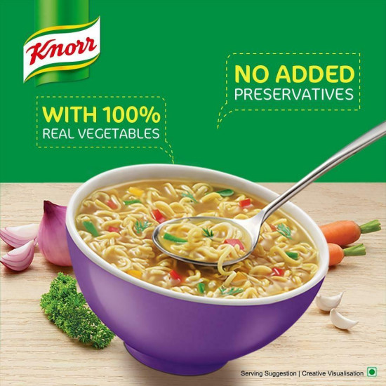 Knorr Mast Masala Instant Soupy Noodles - Delicious and Quick Snack