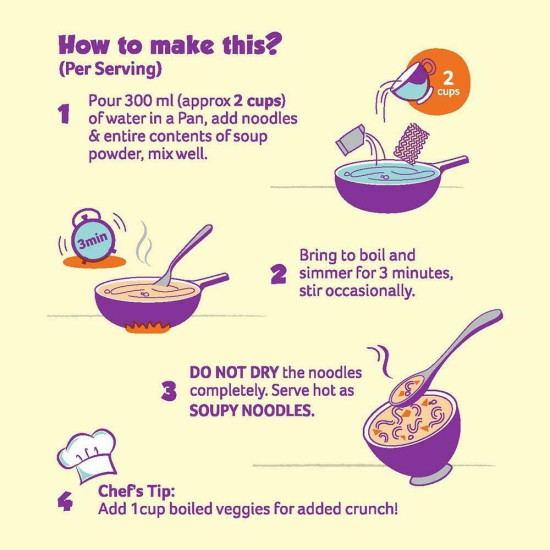 Knorr Mast Masala Instant Soupy Noodles - Delicious and Quick Snack