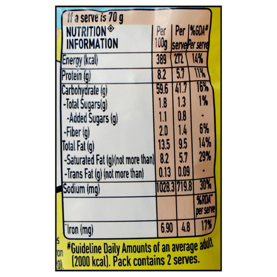 Maggi 2-Minute Masala Instant Noodles 140 G - Authentic Indian Flavor