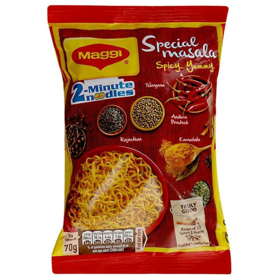 Nestlé Maggi 2-Minute Special Masala Instant Noodles - Authentic Indian Flavors