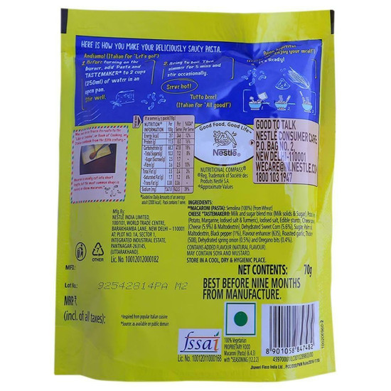 Maggi Cheese Macaroni Instant Pazzta 70 G - Quick & Delicious