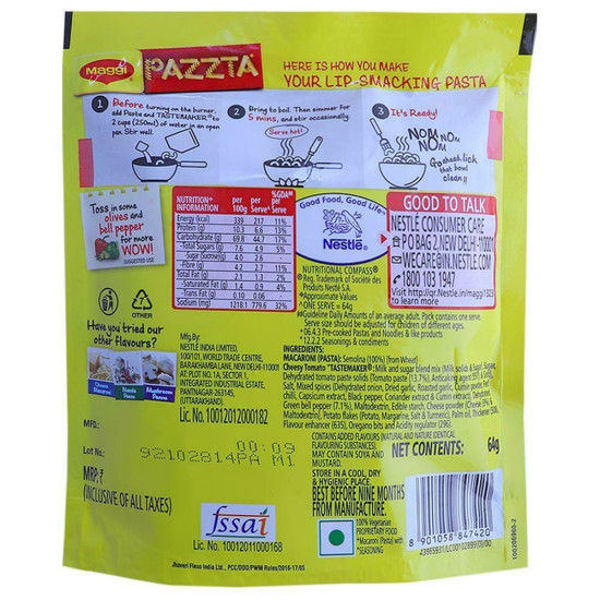 Maggi Cheesy Tomato Twist Instant Pazzta - Quick & Delicious