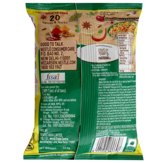 Maggi Nutri-Licious Masala Instant Veg Atta Noodles - Delicious and Healthy Snack