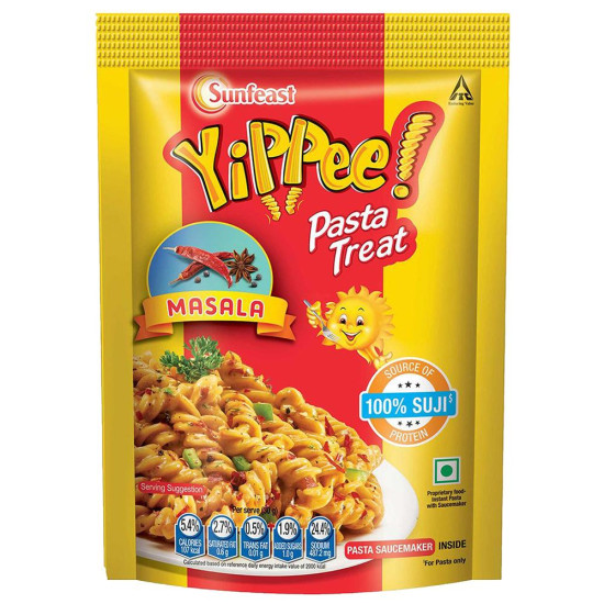 Sunfeast Pasta Treat Instant Masala Pasta 65 G - Delicious Snack & Meal