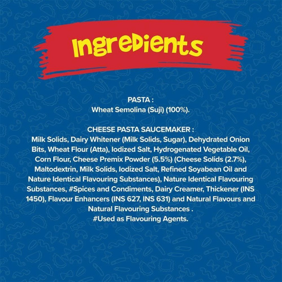 Sunfeast Yippee Cheese Pasta Treat 65 G - Delicious Snack Anytime