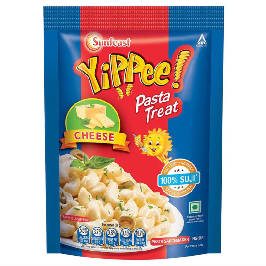 Sunfeast Yippee Cheese Pasta Treat 65 G - Delicious Snack Anytime