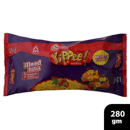 Sunfeast Yippee Mood Masala Instant Noodles - Dual Masala Mix Delight