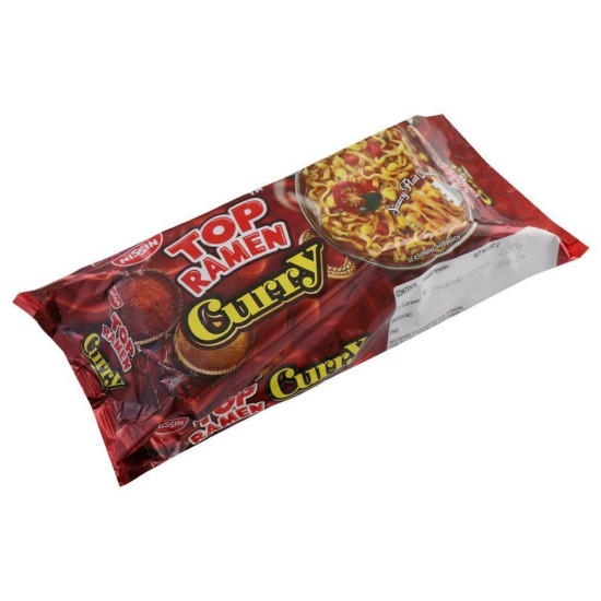 Nissin Top Ramen Curry Noodles 280 G - Authentic Indian Flavor