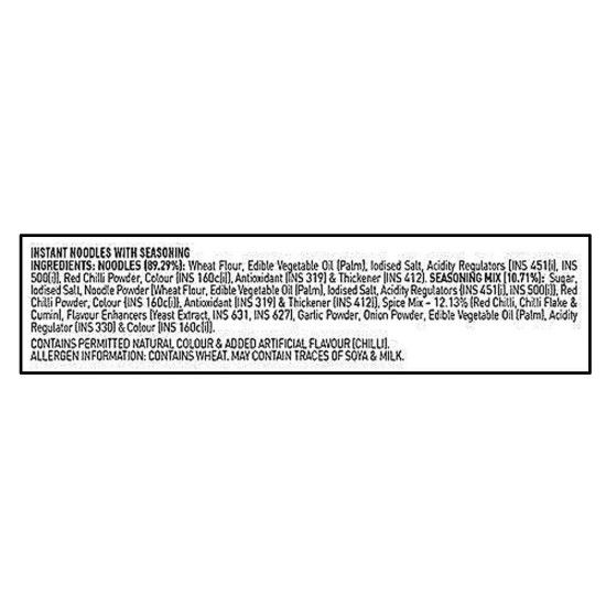 Nissin Top Ramen Fiery Chilli Instant Noodles 280 G - Spicy Delight