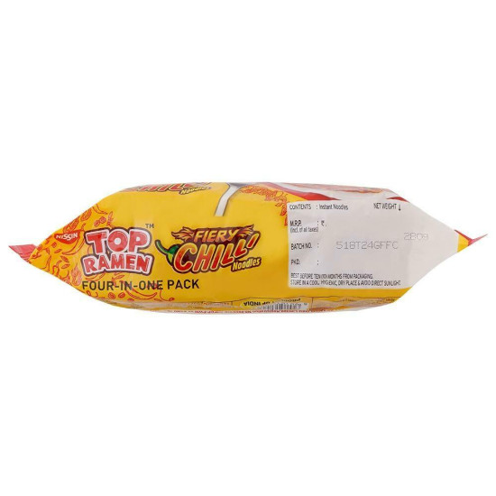 Nissin Top Ramen Fiery Chilli Instant Noodles 280 G - Spicy Delight