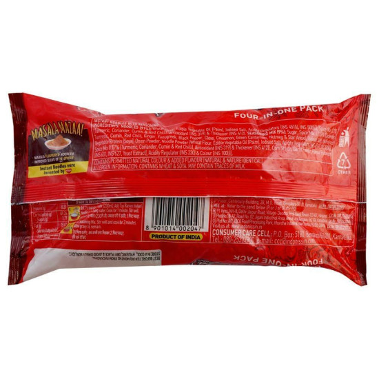 Nissin Top Ramen New Masala Instant Noodles 240 G - Flavorful 14 Spices