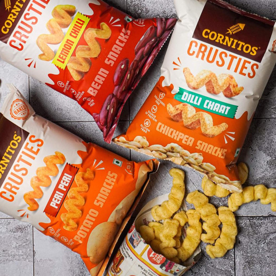 Cornitos Dilli Chaat Chickpea Crusties - Crispy & Delicious Snack