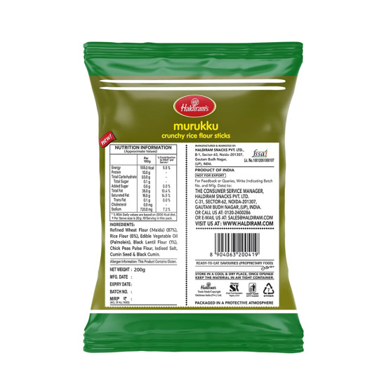 Haldiram's Murukku 200 G - Authentic South Indian Crunch