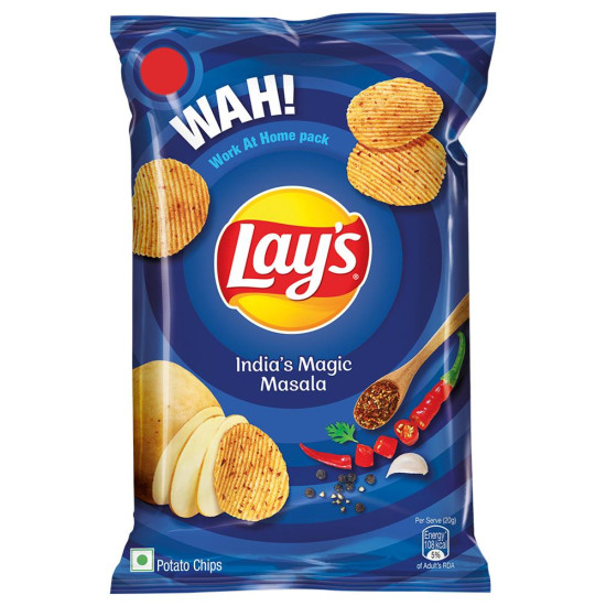 Lay's India's Magic Masala Potato Chips 157 G - Exotic Flavors