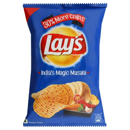 Lay's India's Magic Masala Potato Chips 50 G - Exotic Flavor