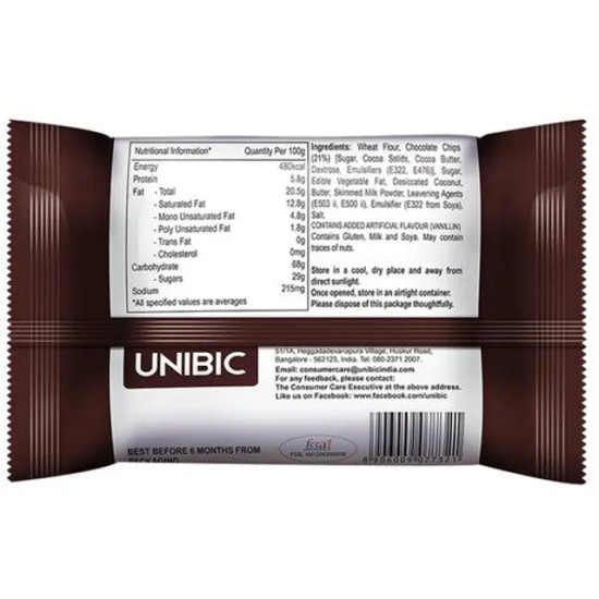 Unibic Chocolate Chip Cookies - Crispy Delight