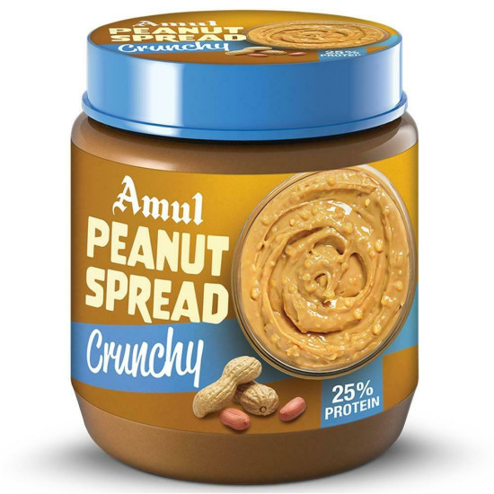 Amul Crunchy Peanut Spread 300 G - Chunky Peanut Perfection