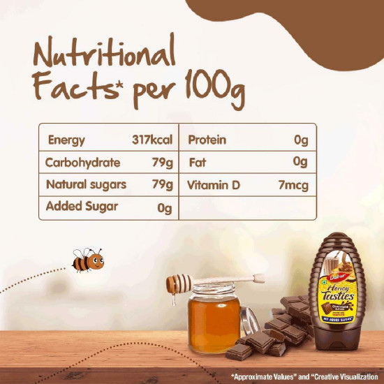 Dabur Honey Tasties Chocolate 200 G - Sweeten Your Meals