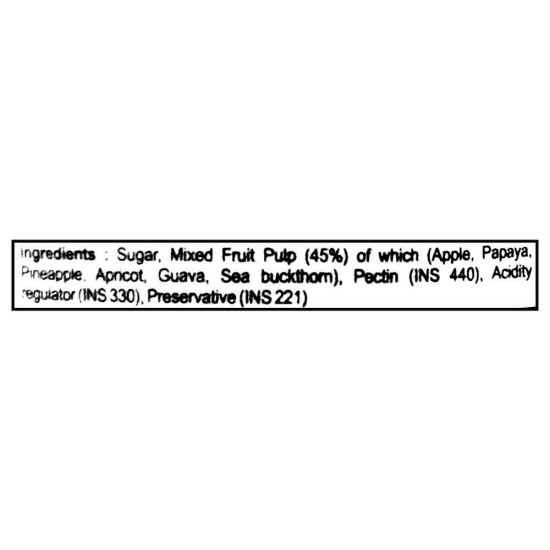 Patanjali Mixed Fruit Jam 500 G - Delicious Fruit Spread